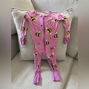 Little Sleepies Purple Bees Zippy